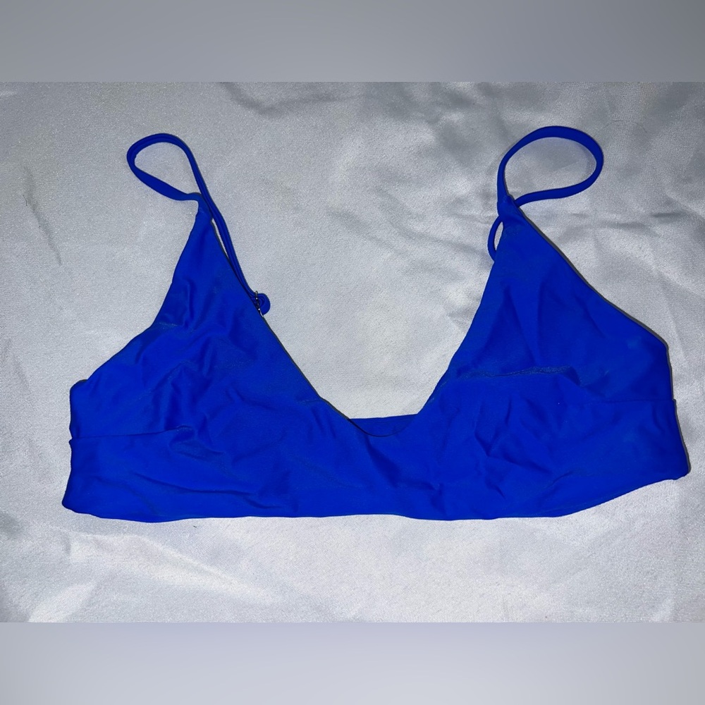 Blue Bathing Suit Top